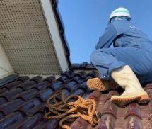 瓦屋根の雨漏り修理