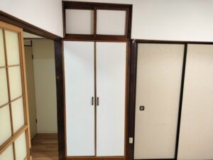室内リフォームビフォアアフター襖
