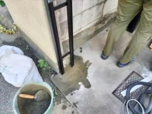 アコーディオン門扉交換４