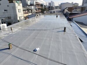 陸屋根の防水工事２