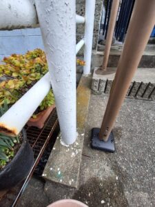 コンクリートブロック解体舗装３