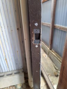 ドアノブ交換作業３