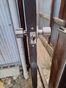 ドアノブ交換作業５