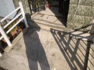 コンクリートブロック解体舗装４