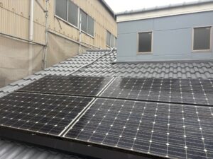 尼崎市 屋根塗装 完成後の美しく仕上がった屋根