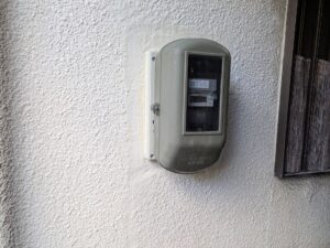 尼崎市 外壁雨漏り補修工事の施工後の仕上がり