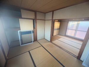 尼崎市 和室から洋室リフォーム前の畳の状態