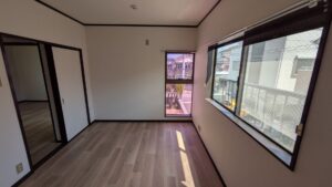 尼崎市 水回りリフォーム クロス張替え後 内装完成の様子