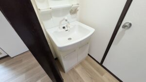 尼崎市 水回りリフォーム 洗面台 施工後 交換後の仕上がり