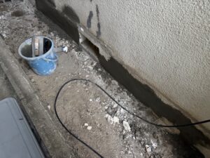 尼崎市 外壁工事 クラック補修後