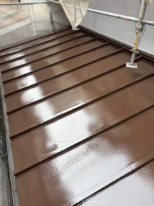尼崎市 外壁塗装 付帯部の塗装施工