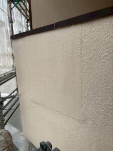 尼崎市 笠木雨漏り修理および外壁工事完了後の様子