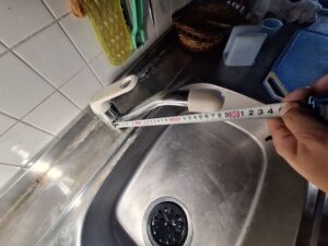尼崎市 キッチン水栓の劣化状況