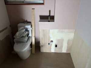 尼崎市 店舗内装リフォーム トイレ設備設置