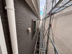 尼崎市の外壁塗装工事　施工後の建物外観
