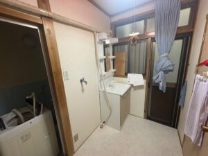 尼崎市で行った洗面所リフォーム施工後の様子