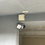 尼崎市のガレージセンサーライト取付工事