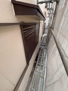 西宮市の外壁塗装工事完了後の住宅外観