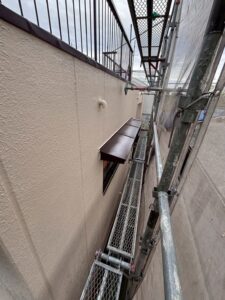 西宮市の外壁塗装工事完了後の住宅外観