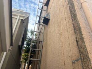 西宮市の外壁塗装工事前の住宅外観