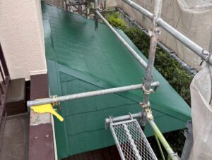 西宮市で行ったスレート屋根塗装工事の施工事例