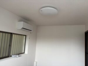 尼崎市で駐車場を部屋へリフォームした施工後の居室