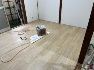 クッションフロア（CF）を施工した床リフォーム