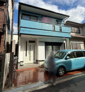 外壁塗装後の住宅外観