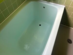 尼崎市で浴槽カラーコーティングを施工した浴槽