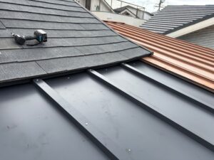 尼崎市の瓦棒屋根カバー工事 施工後
