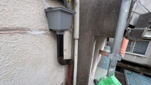 尼崎市で行った竪樋・集水桝の撤去交換
